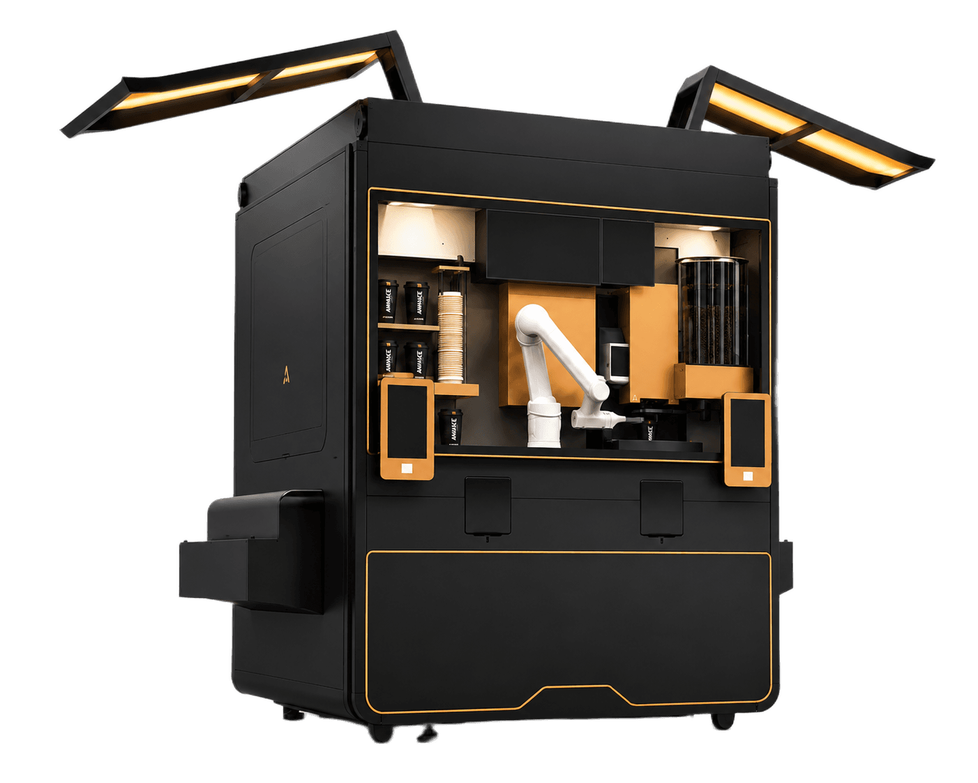 Awake Brew autonomous coffee kiosk